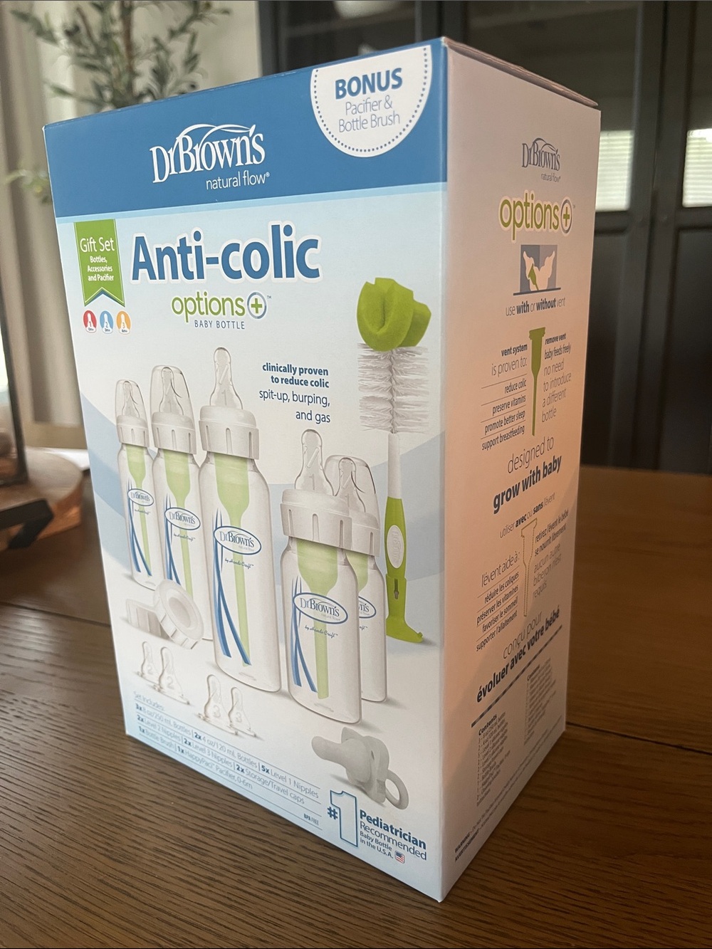 NEW Dr. Browns Anti-Colic Baby Bottle Starter Gift Set - bottles, nipples, paci - Picture 5 of 5